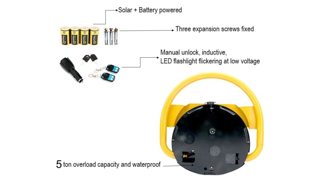 Automatic Remote Smart Parking System Parking Lot Lock for Vehicle Space Position