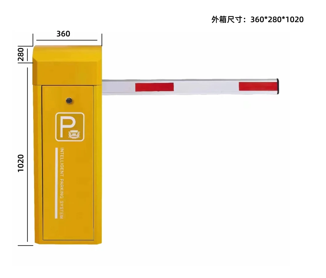 Automatic Parking Access Control Security System Road Safety Folding Arm Barrier Gate