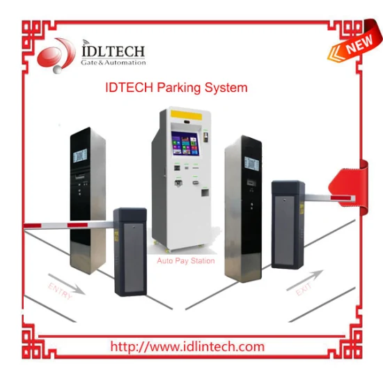 Sistema di parcheggio con pagamento automatico biglietto/carta/codice QR